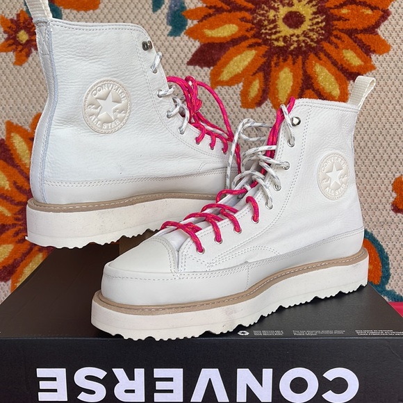 Converse 173212C
CHUCK TAYLOR CRAFTED BOOT HI
EGRET/NATURAL IVORY/PRIME PNK
WMNS - Picture 9 of 16